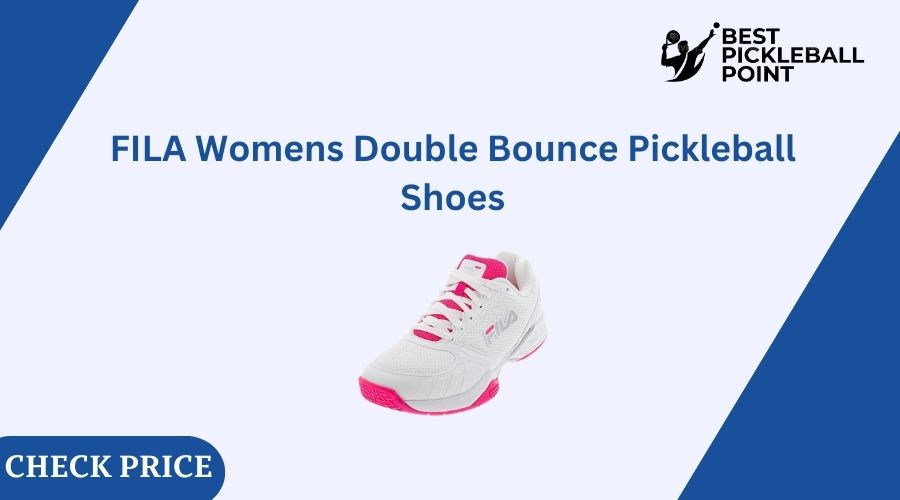 FILA Womens Double Bounce Pickleball Shoes