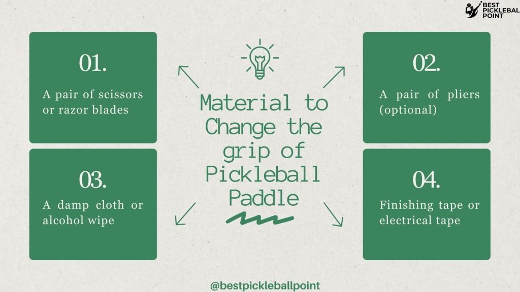 Change the Grip of Pickleball Paddle